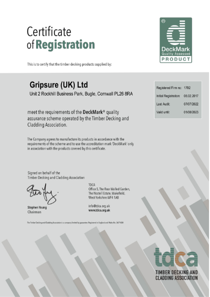 QA Certificate