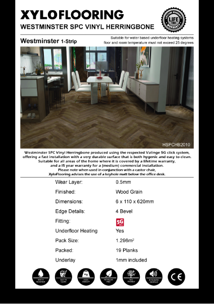 Xylo Flooring - Westminster Data Sheet