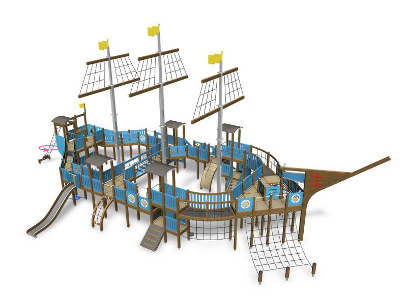 Santa Maria Playship - Children's Multiplay Activity Tower