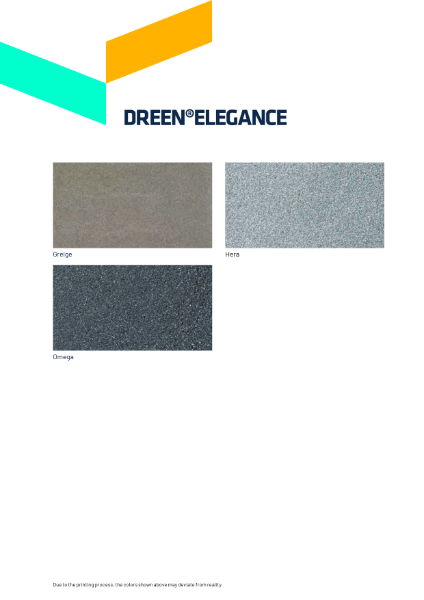 Dreen Elegance colour chart