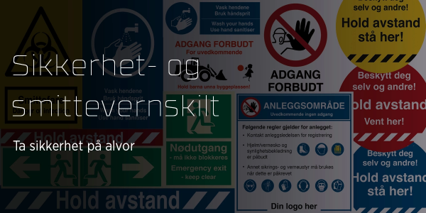 Øk sikkerheten med skilt fra Grove Knutsen!