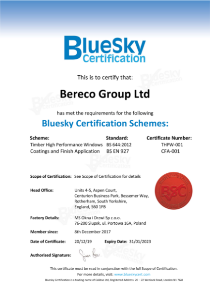 Coatings & Finish Application Certificate