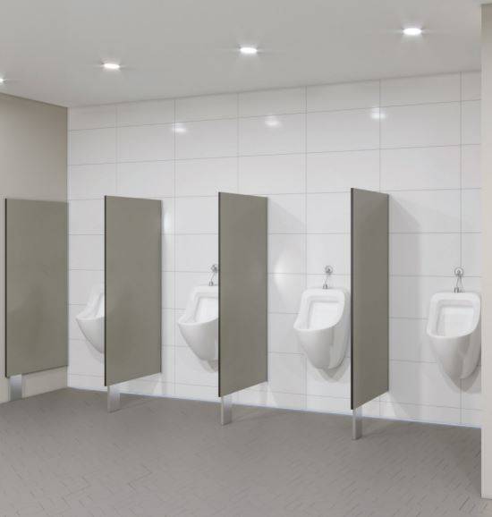 Urinal screen - Blade Mounted