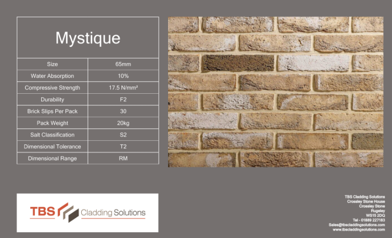 Product Data Sheet Mystique Brick Slip