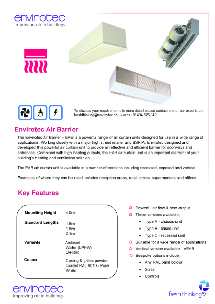 Envirotec Air Barrier - EAB