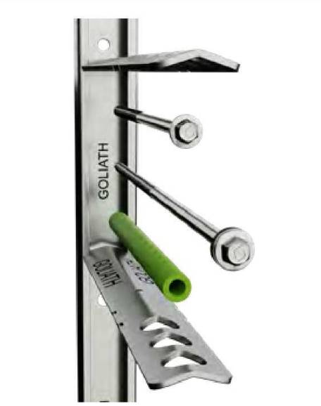 Goliath Channel System - Stainless Steel Brick Tie Channel System