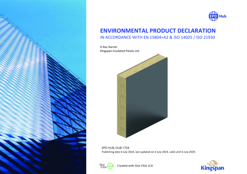 K-Roc Karrier - ENVIRONMENTAL PRODUCT DECLARATION IN ACCORDANCE WITH EN 15804+A2 & ISO 14025 / ISO 21930