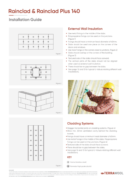 Rainclad/ Rainclad Plus 140 Installation Guide