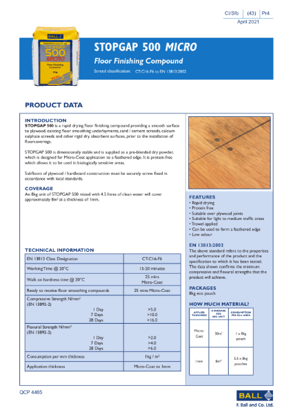 Stopgap 500 Micro TDS