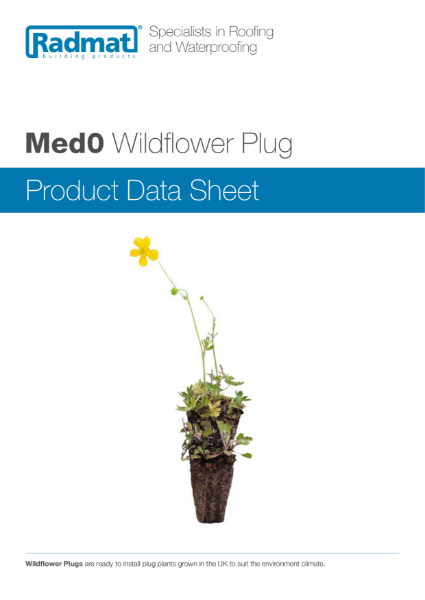 MedO Wildflower Plug Product Data Sheet
