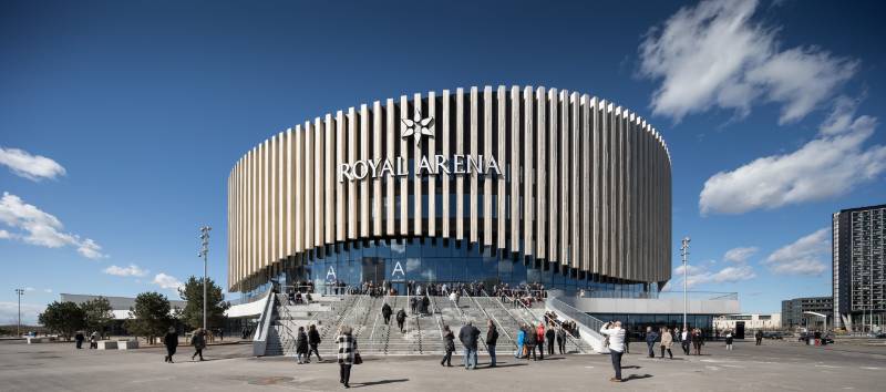 Accoya Fins Enhance the Aesthetic and Durability of Royal Arena in Denmark