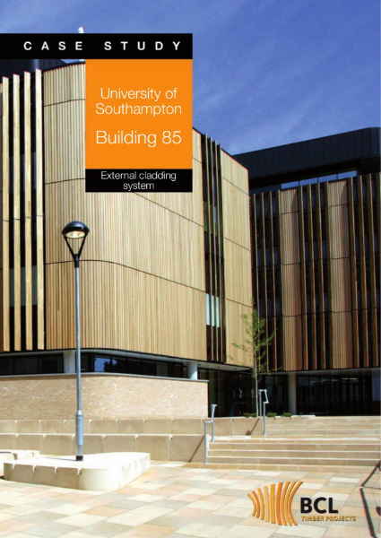 Southampton University - External Timber Cladding