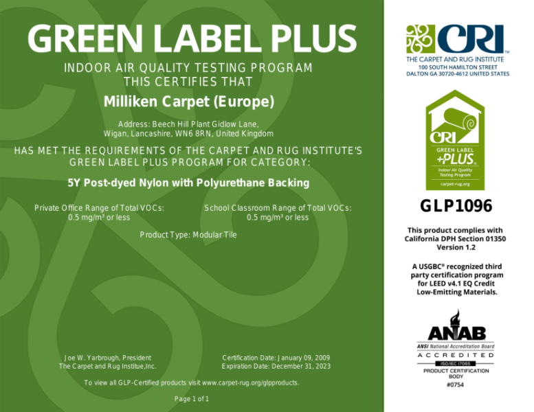 CRI Green Label Plus - (GLP1096) (Print)