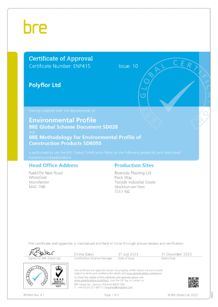 QA Certificate