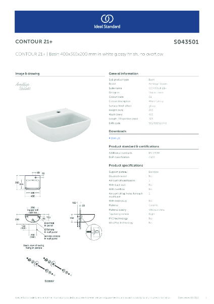Datasheet - S043501 CONTOUR 21+