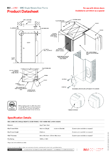 INVI-Jamb-SRC-Datasheet