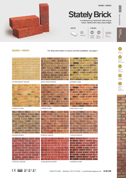 Stately Brick Data Sheet