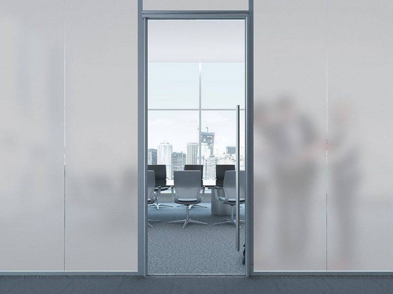 SXJ-0597 Isoline Frost - Frosted Privacy Film for Glass