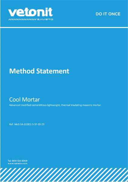Method Statement - Cool Mortar