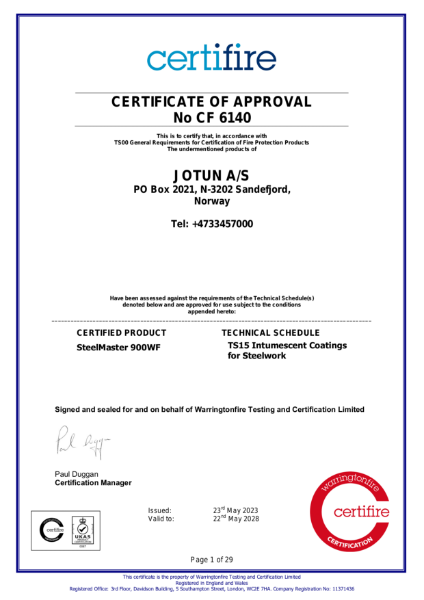 Certifire Certificate