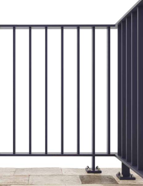 EazyRail A2 Fire-Rated Aluminium Railing - Aluminium Railing System