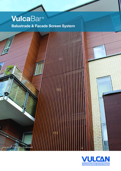 VulcaBar® Facade Screen System brochure