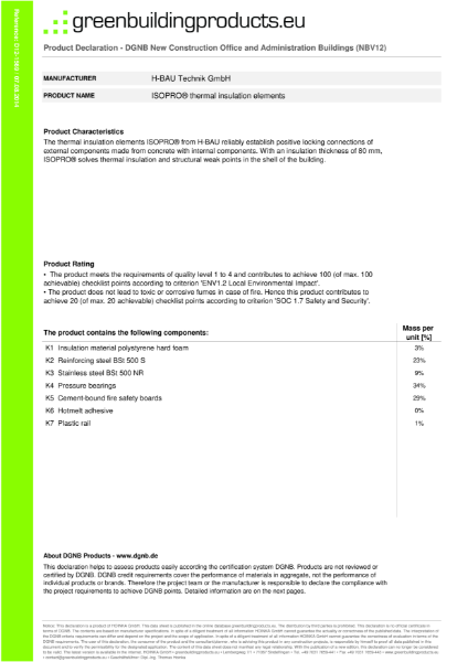 The German Sustainable Building Council 