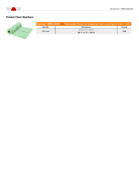 REFLEECE Data Sheet