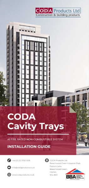CODA  A1 Cavity Tray - Installation Recommendation Guide