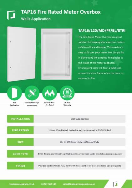 New Product  - Fire Rated Overbox