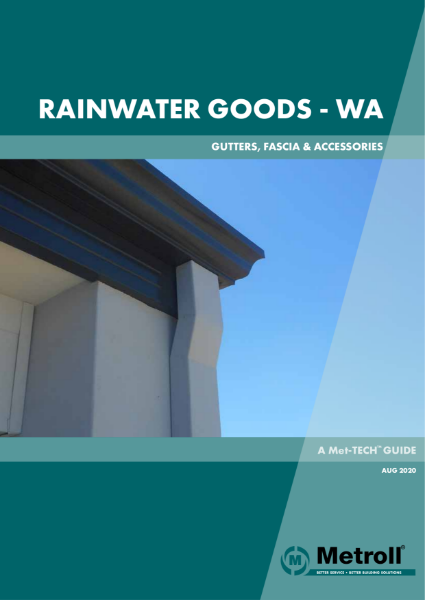 Rainwater Goods Design Guide (WA only)