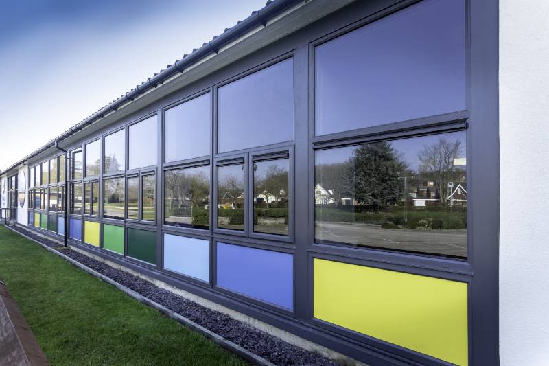 Profile 22 Casement Windows were a central part of a £1.3 million renovation project at Woldgate School and Sixth Form College in Pocklington near York