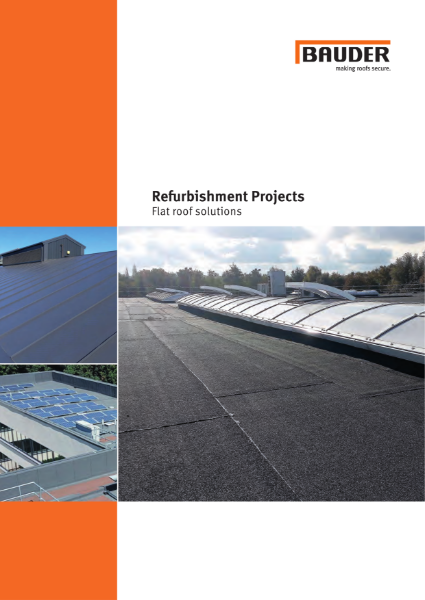 Refurbishment Flat Roof Solutions - Bauder brochure