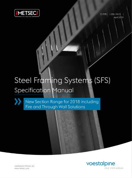 Metsec Steel Framing Systems (SFS) Specification manual