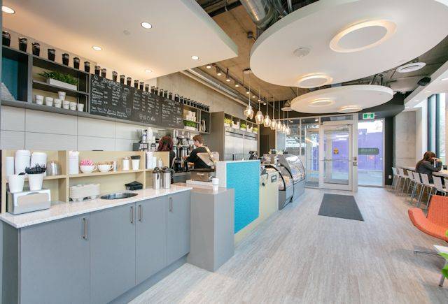 Expona installed at Envie student coffee shop