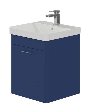 Layla 50 cm 1 Drawer Wall Hung Vanity Basin Furniture Unit 