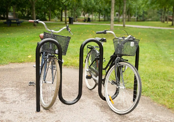 Park / Utemiljø - Sykkelstativ og sykkelpullert - Sykkelstativet Bølgen 