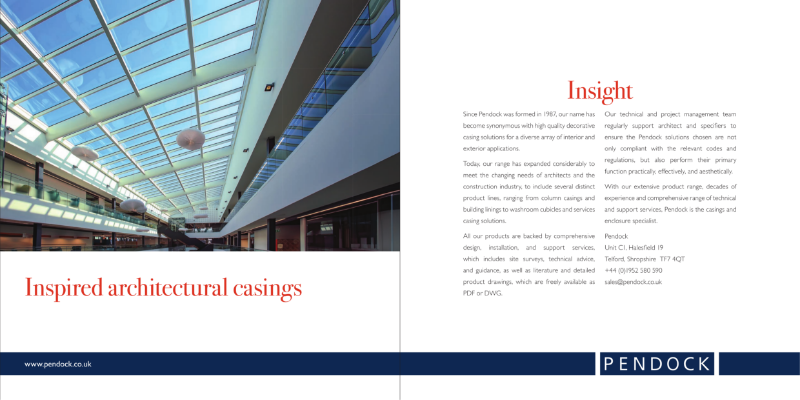 Pendock Architectural Products - Overview Brochure