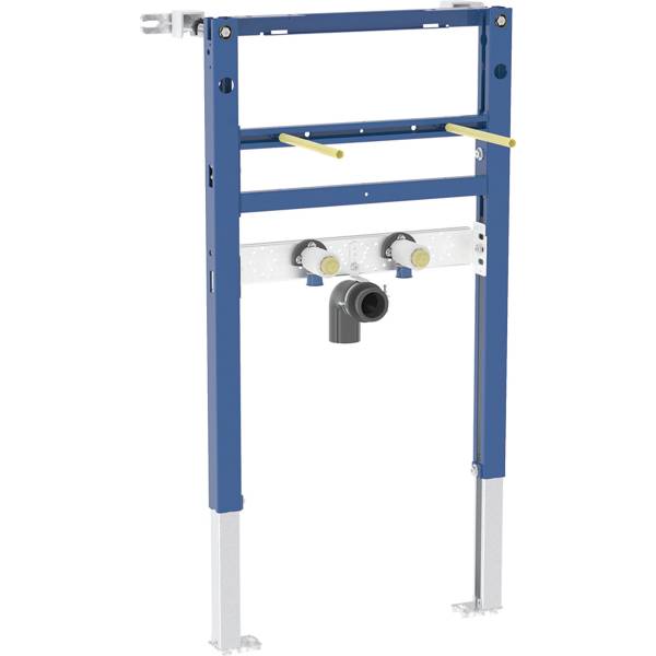 Geberit Duofix element for washbasin, 82–98 cm, deck-mounted tap, wall anchoring - Pre-Plumbed Installation Frame