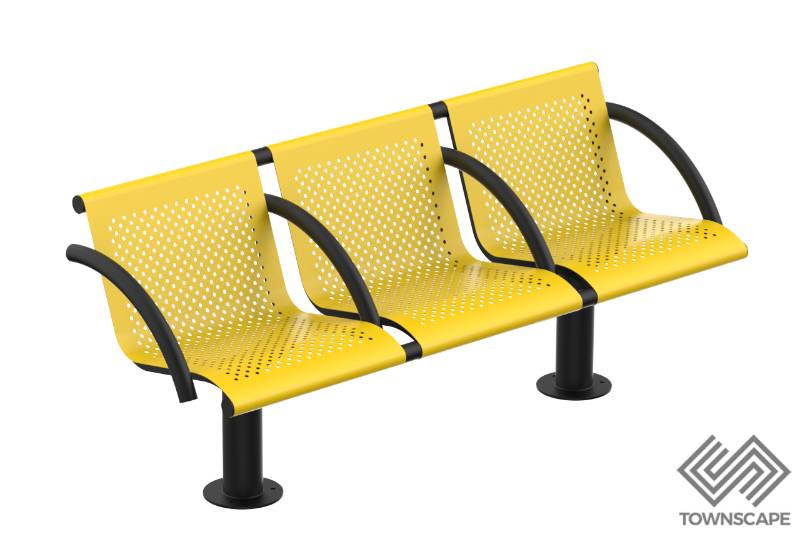 Townscape Voltan Multi-Single Steel Seat