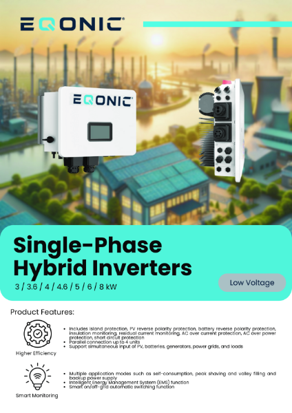 Low Voltage Single Phase Hybrid Inverters Data Sheet