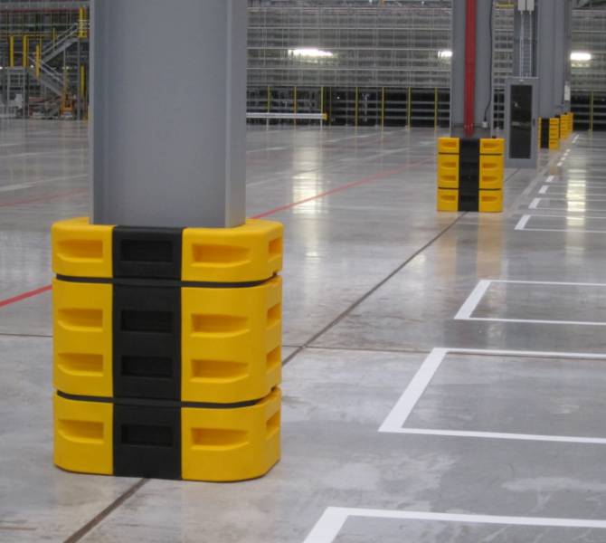 PolyWRAP Column Protector - Warehouse Column Protector