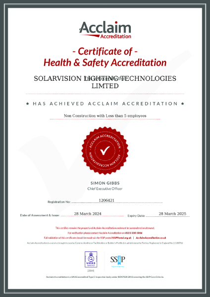 Health & Safety Accreditation