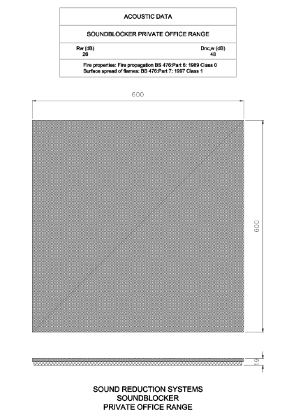 Soundblocker Private Office CAD Drawing