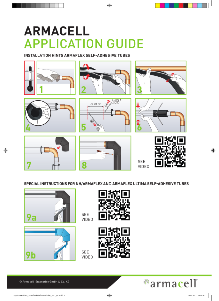 Installation Guide ArmaFlex Self-adhesive Tubes
