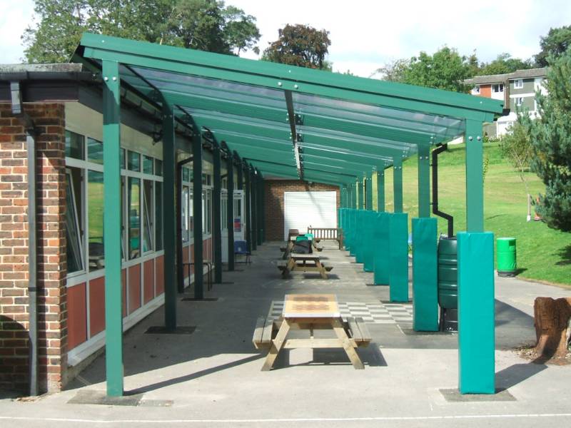 Free Standing Mono Pitch Canopy - Canopy