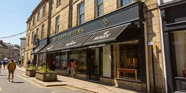 Armourshield Security roller Shutters at Michael Spiers Jewellers – Truro