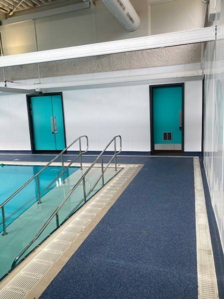 Degafloor QTA System - Swimming Pool & Changing Rooms - Resin Flooring