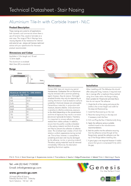 NLC Datasheet