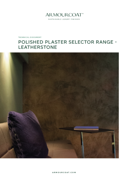 Armourcoat Polished Plaster Leatherstone - Technical Document